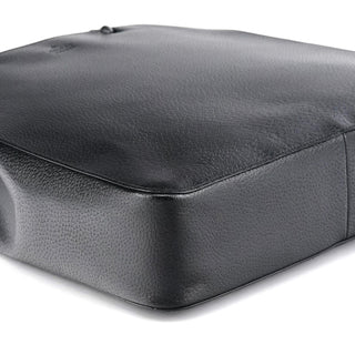 Gucci Black Leather Bamboo Tote Bag