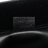 Gucci Black Leather Bamboo Tote Bag