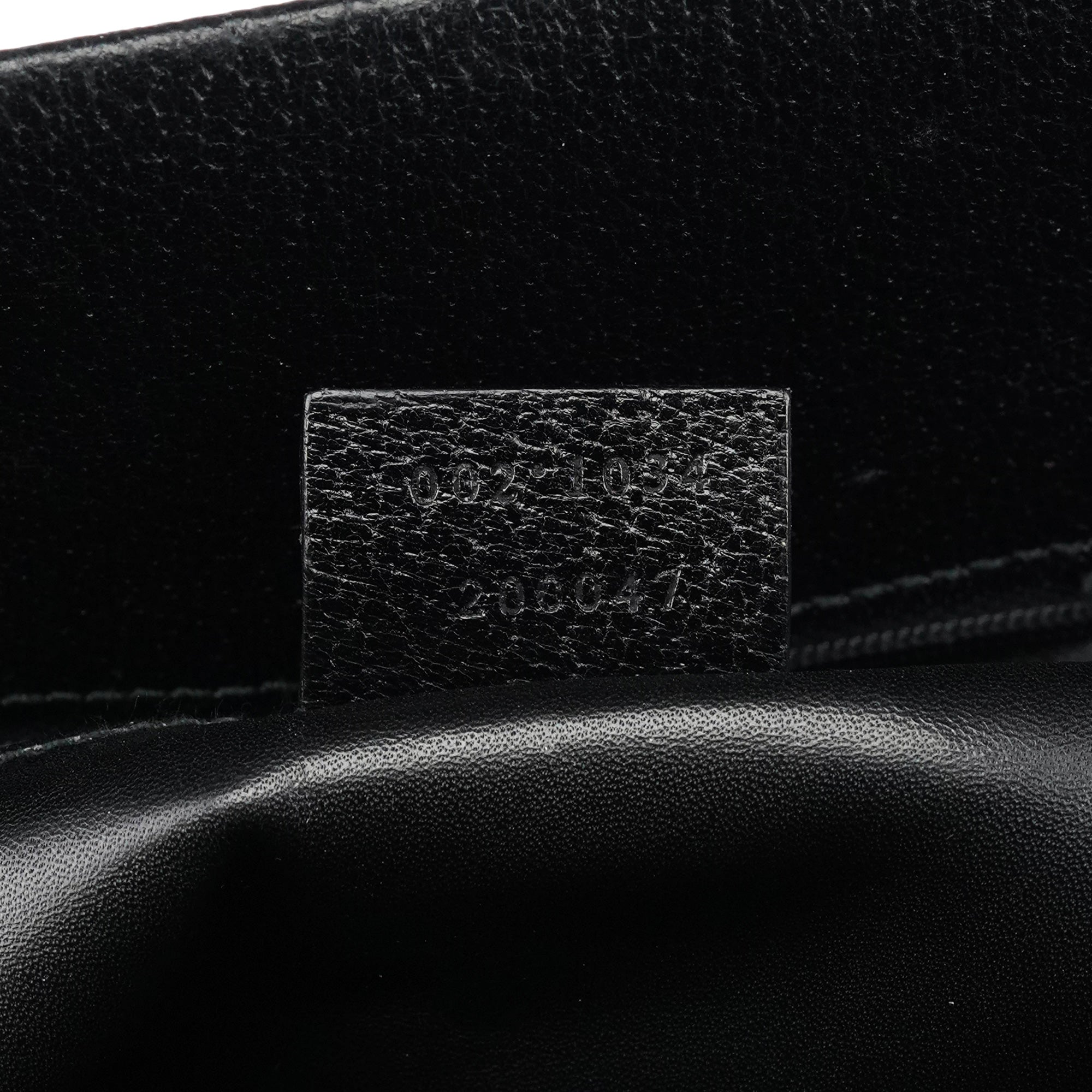 Gucci Black Leather Bamboo Tote Bag