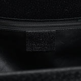 Gucci Black Leather Bamboo Tote Bag