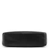 Gucci Black Leather Bamboo Tote Bag
