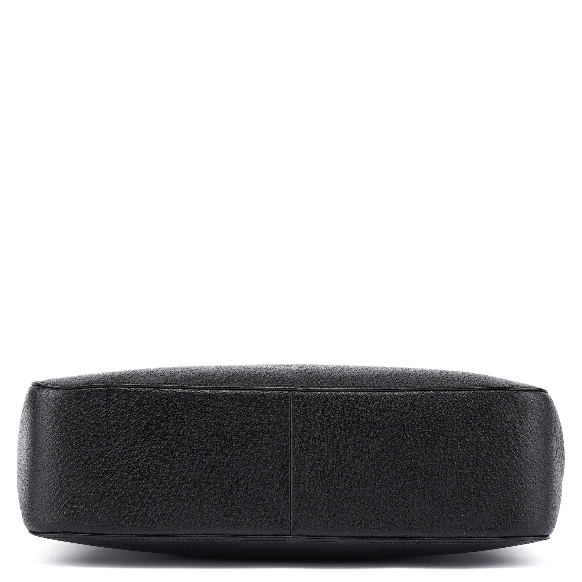 Gucci Sac cabas Bamboo en cuir noir