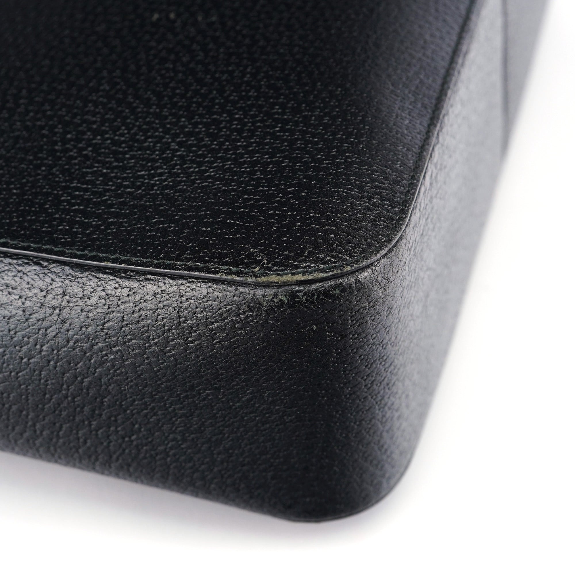 Gucci Sac cabas Bamboo en cuir noir