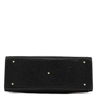 Gucci Black Leather Diana Bamboo Tote Bag