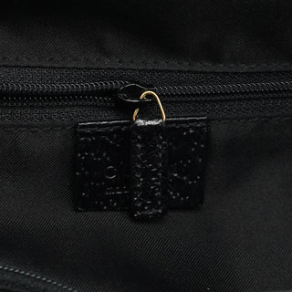 Gucci Black Leather Diana Bamboo Tote Bag