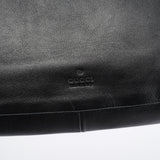 Gucci Black Leather Drawstring Shoulder Bag