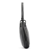 Gucci Black Leather Drawstring Shoulder Bag