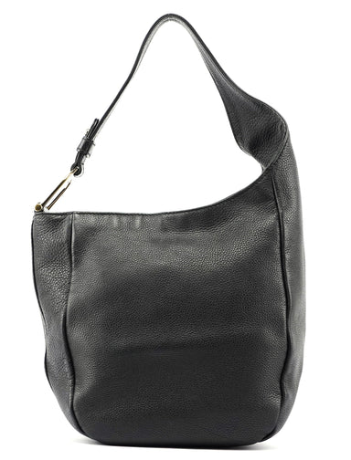 Gucci Black Leather Hobo Bag