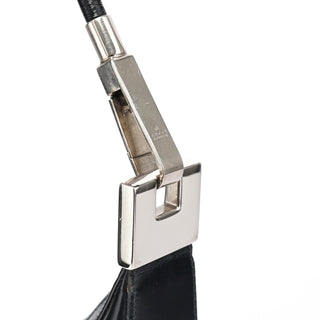 Gucci Black Leather Hobo Shoulder Bag