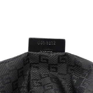 Gucci Black Leather Hobo Shoulder Bag