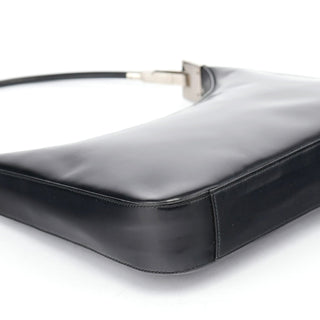 Gucci Black Leather Hobo Shoulder Bag