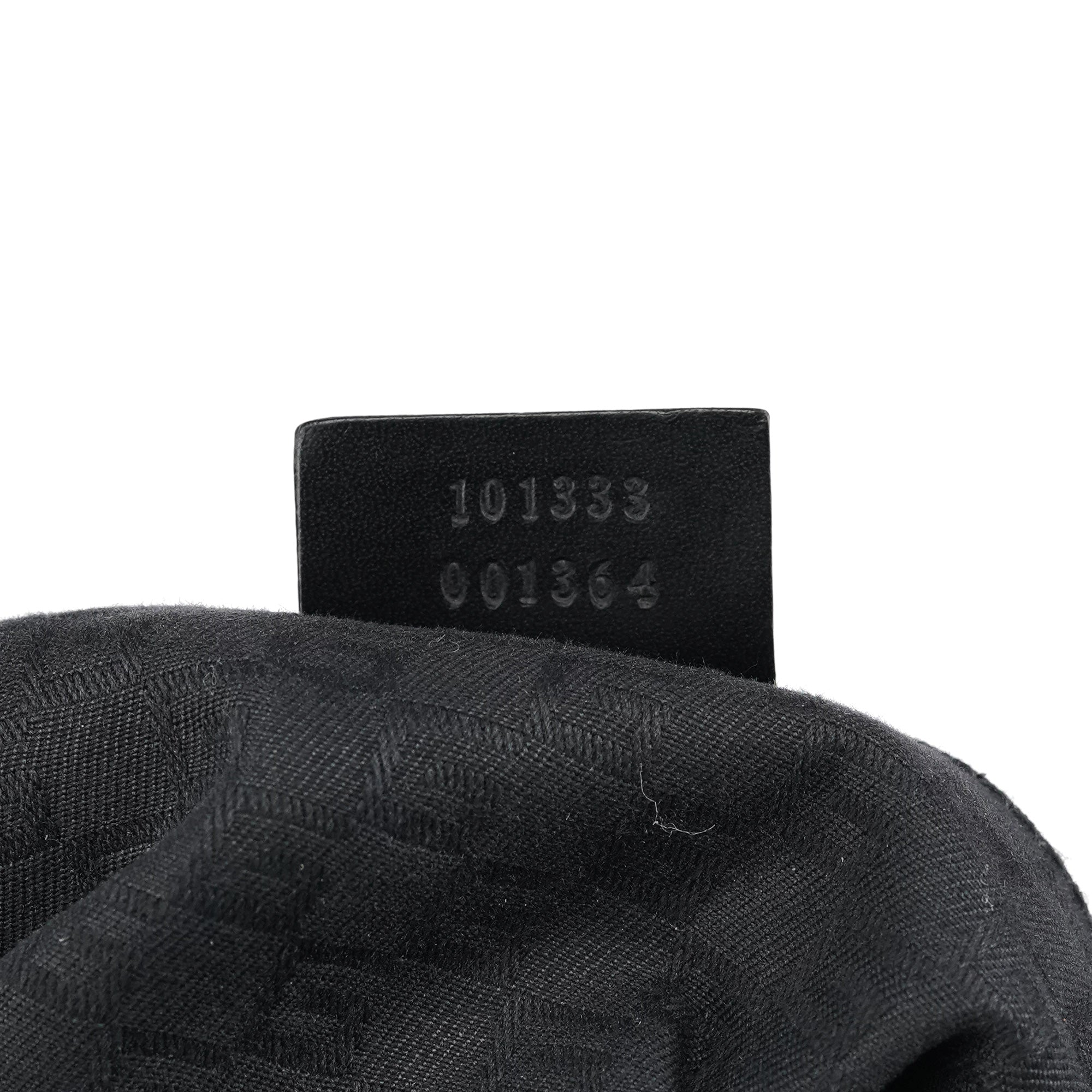 Gucci Black Leather Hobo Shoulder Bag