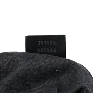 Gucci Black Leather Hobo Shoulder Bag