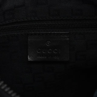 Gucci Black Leather Hobo Shoulder Bag