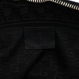 Gucci Black Leather Hobo Shoulder Bag