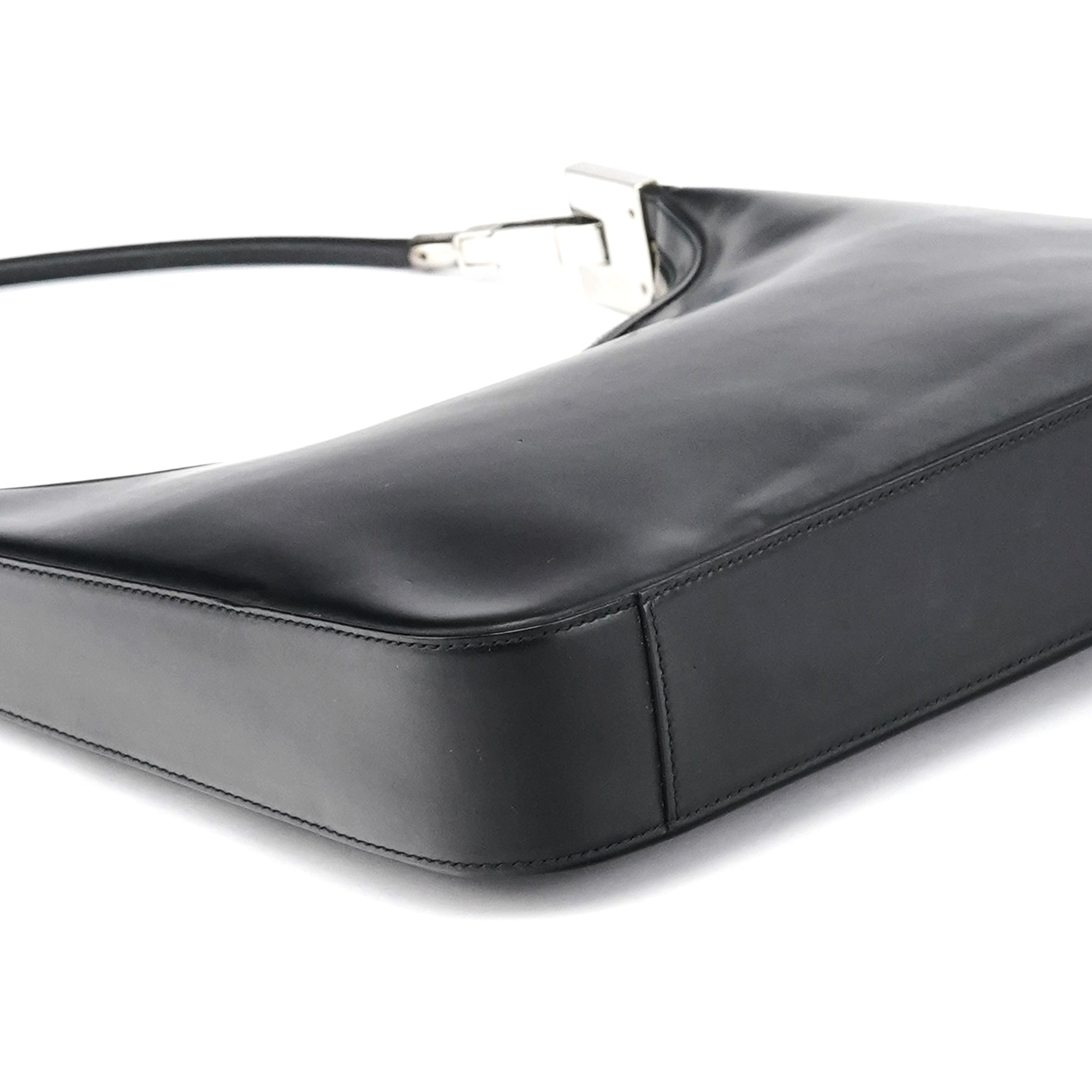 Gucci Black Leather Hobo Shoulder Bag