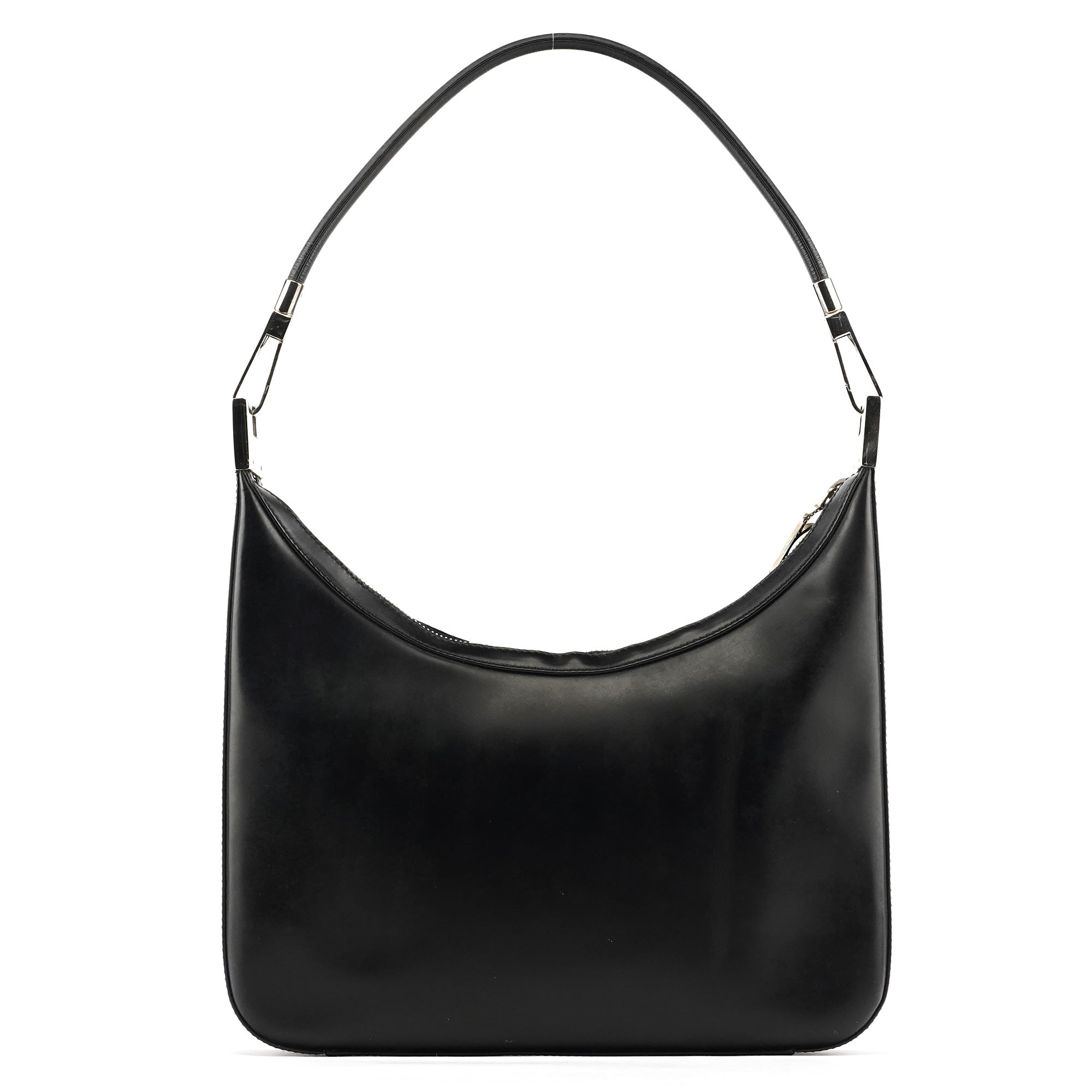Gucci Black Leather Hobo Shoulder Bag