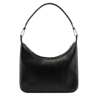 Gucci Black Leather Hobo Shoulder Bag