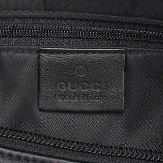 Gucci Black Leather Hobo Shoulder Bag