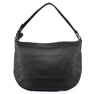 Gucci Black Leather Hobo Shoulder Bag