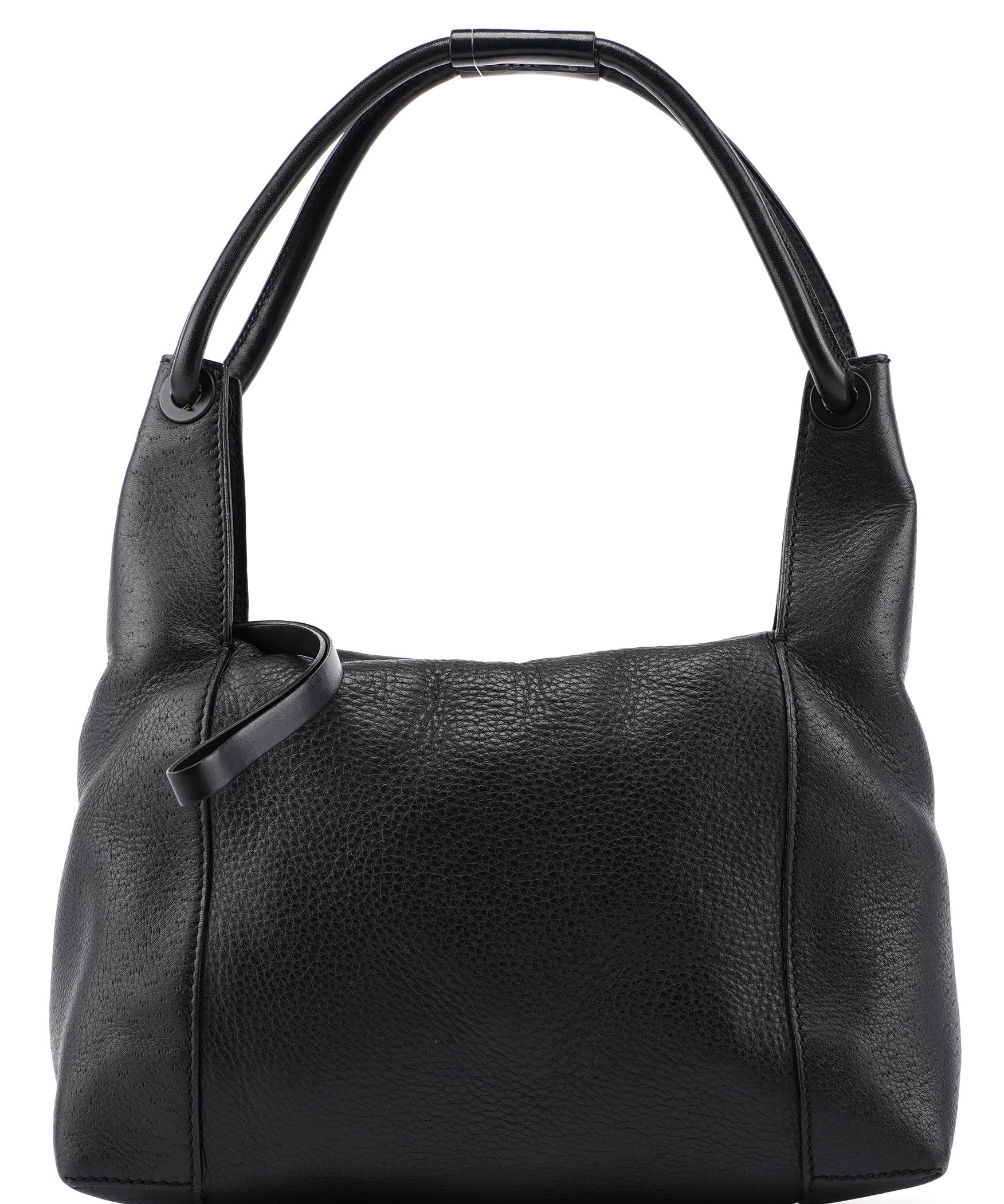 Gucci Black Leather Hobo Shoulder Bag