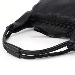 Gucci Black Leather Hobo Shoulder Bag