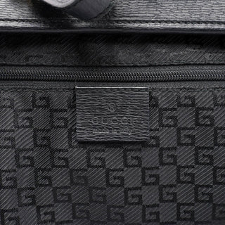 Gucci Black Leather Jackie Bamboo Bag