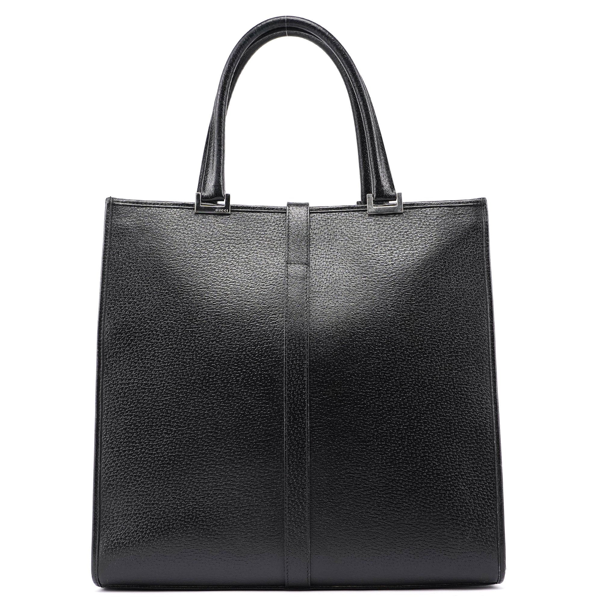 Gucci Black Leather Jackie Tote