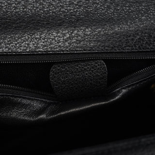 Gucci Black Leather Lady Lock 2-Way Bag