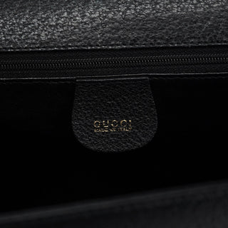 Gucci Black Leather Lady Lock 2-Way Bag