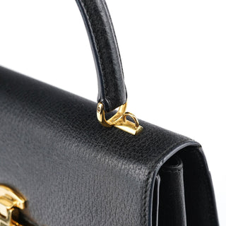 Gucci Black Leather Lady Lock 2-Way Bag