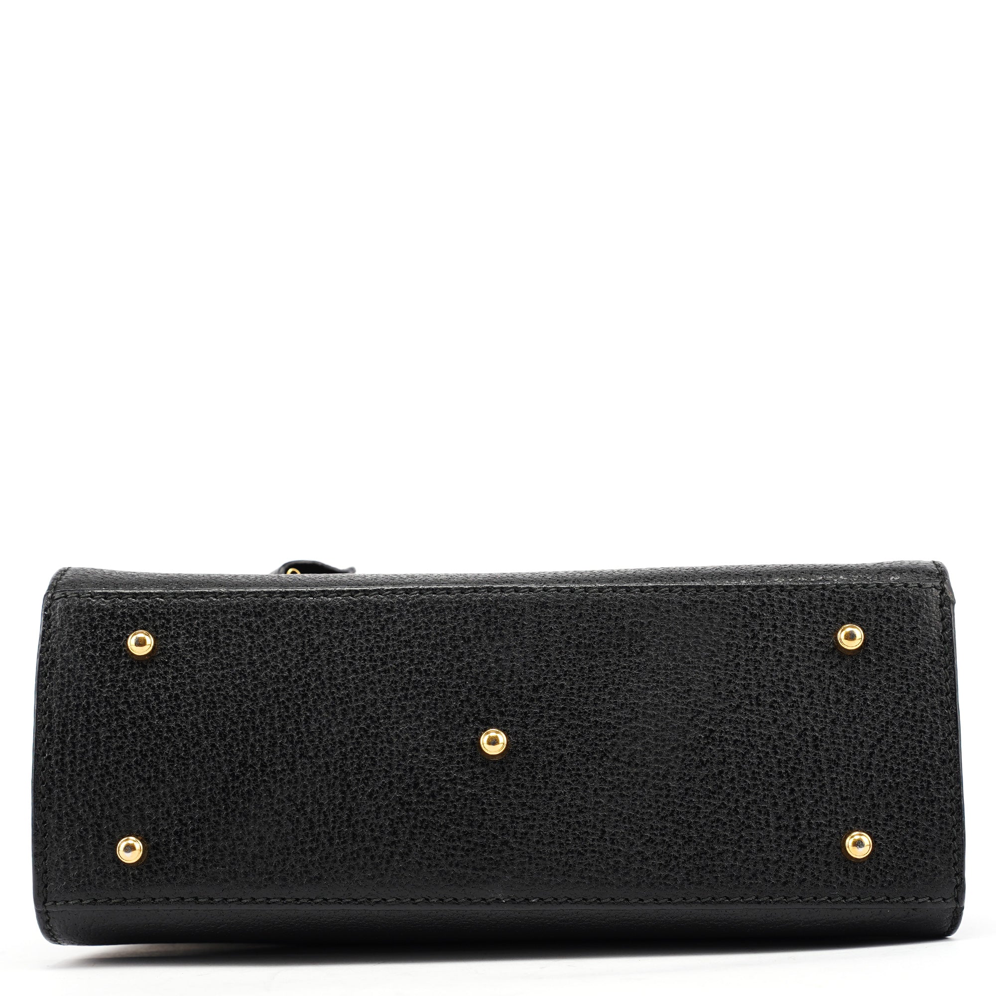 Gucci Sac deux portés Lady Lock en cuir noir