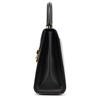 Gucci Black Leather Lady Lock 2-Way Bag