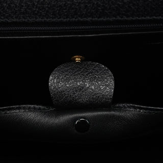 Gucci Black Leather Lady Lock 2-Way Bag