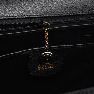 Gucci Black Leather Lady Lock 2-Way Bag