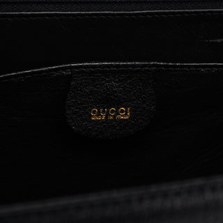 Gucci Black Leather Lady Lock 2-Way Bag