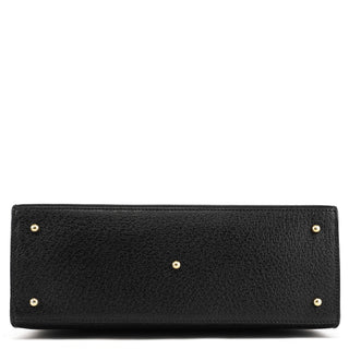 Gucci Black Leather Lady Lock 2-Way Bag