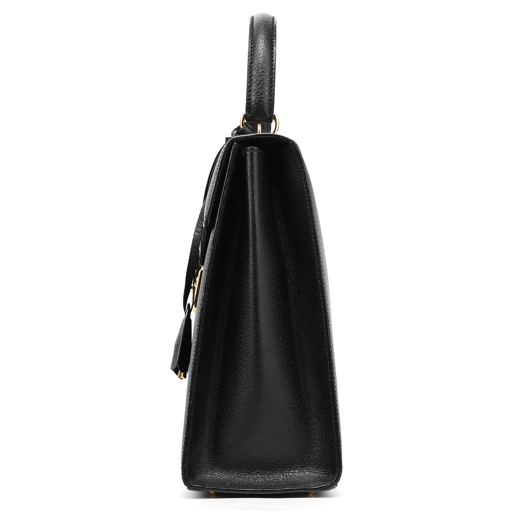 Gucci Sac deux portés Lady Lock en cuir noir