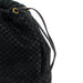 Gucci Black Leather Perforated Shoulder Bag