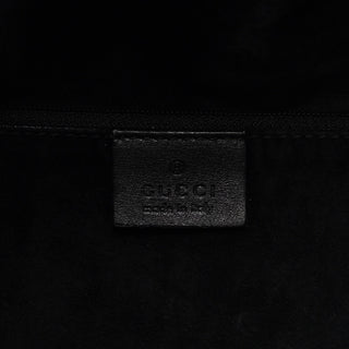 Gucci Black Leather Ruched Bag