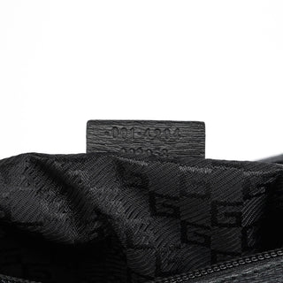 Gucci Black Leather Shoulder Bag