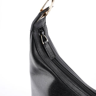 Gucci Black Leather Shoulder Bag