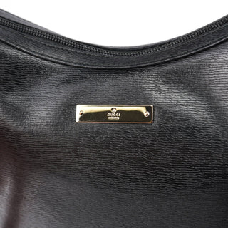Gucci Black Leather Shoulder Bag
