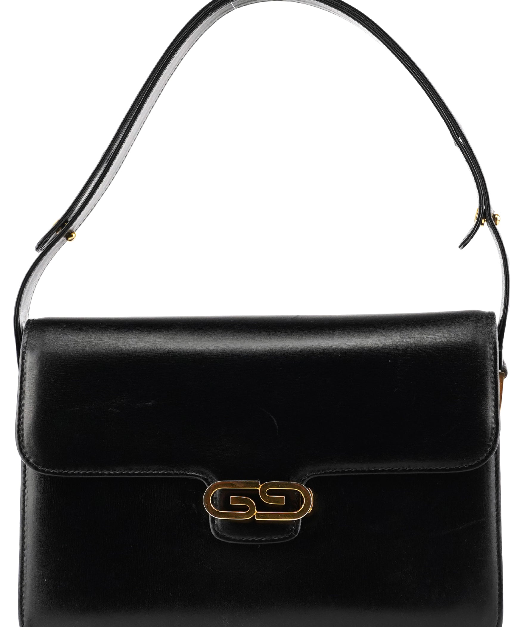 Gucci Black Leather Shoulder Bag