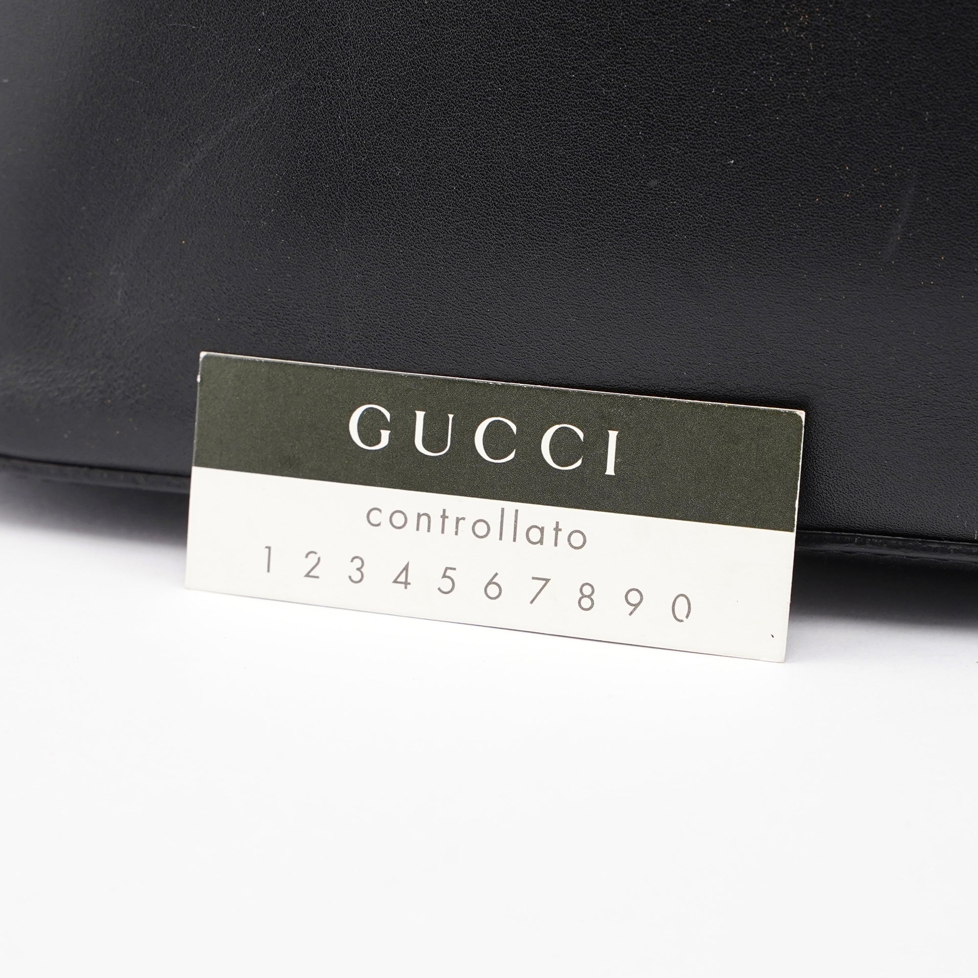 Gucci Black Leather Shoulder Bag