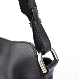 Gucci Black Leather Shoulder Bag