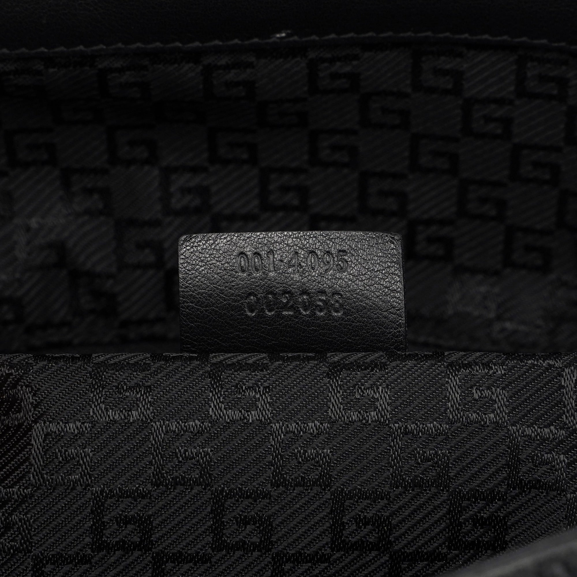 Gucci Black Leather Shoulder Bag
