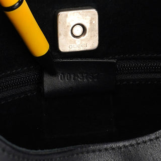 Gucci Black Leather Shoulder Bag