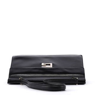 Gucci Black Leather Square G Bag