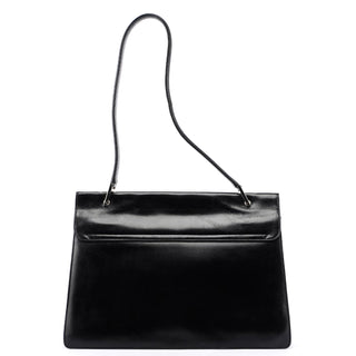 Gucci Black Leather Square G Bag